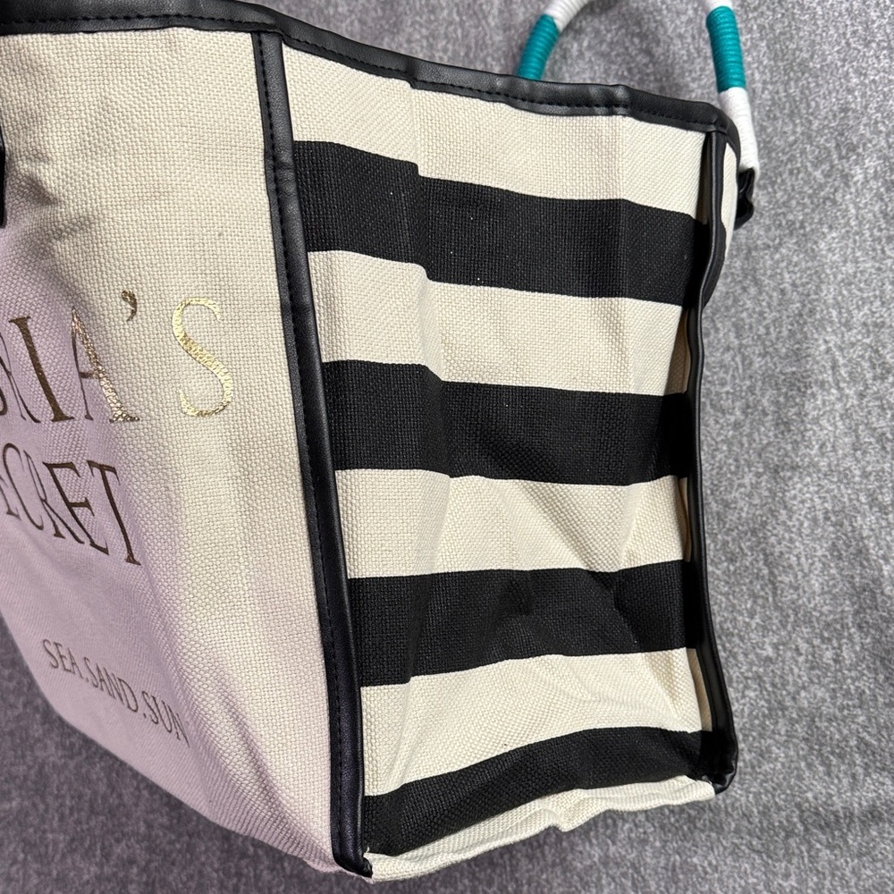 Victoria’s Secret Sea Sand Sun Canvas Beach Tote Bag - Picture 6 of 9